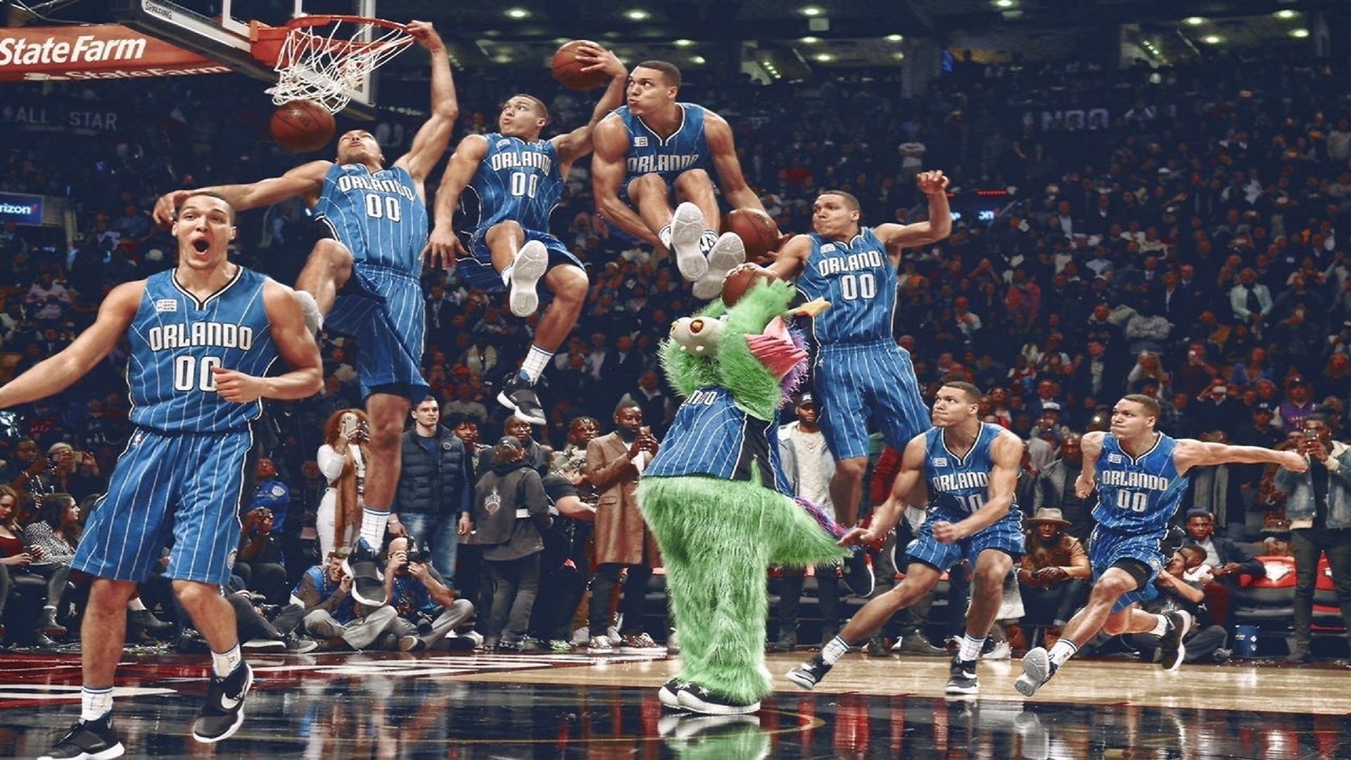 NBA球员赛场表现细节，nba赛场上的球员